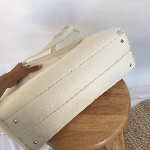 VERSACE COLLECTION PEBBLED LEATHER LARGE TOTE - Picture 5 of 6